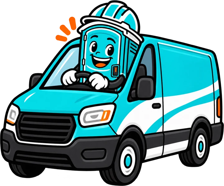 The All Site Rentals mascot