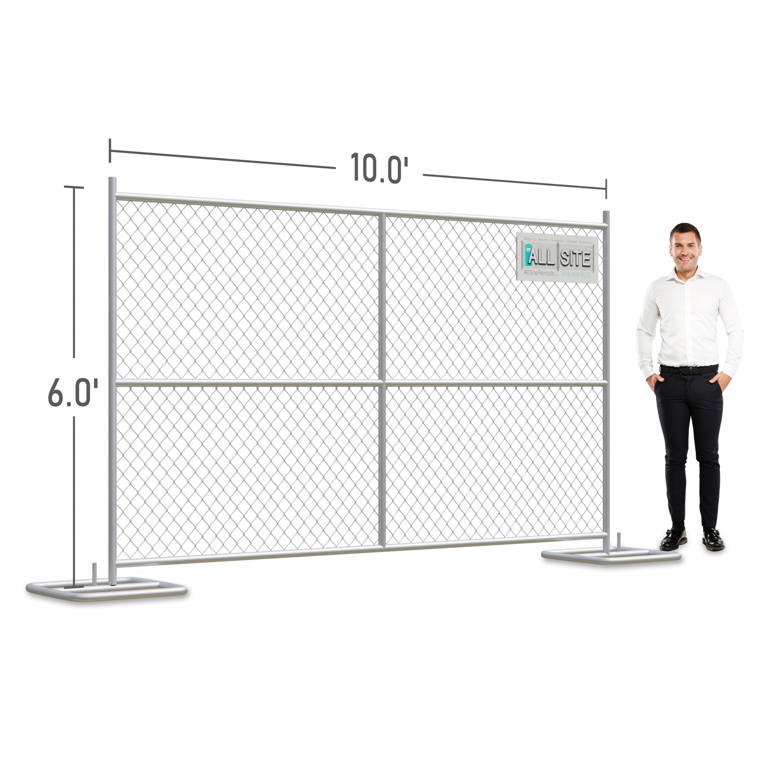 Temporary Fencing Panel - Above Ground - Image 7