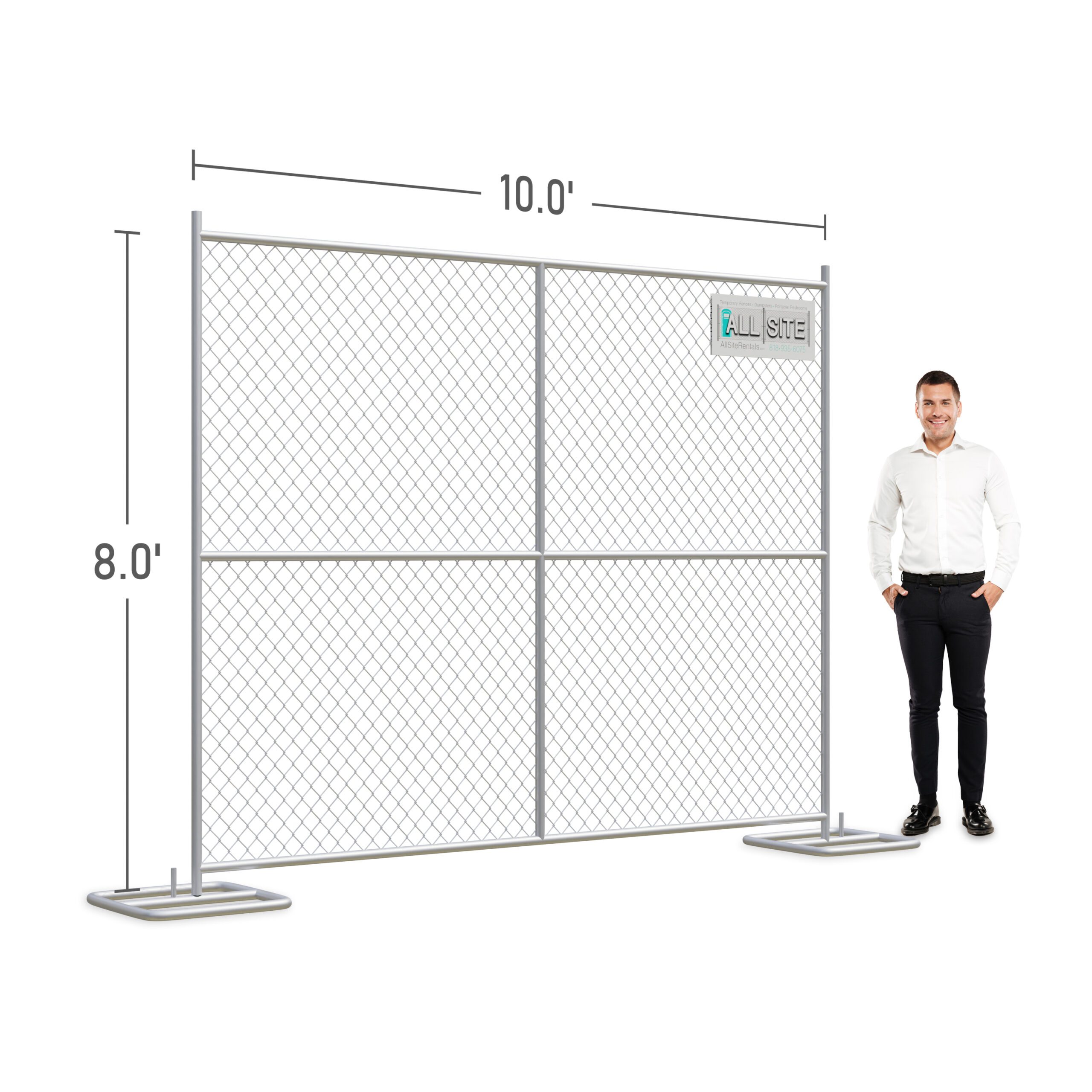 Temporary Fencing Panel - Above Ground - Image 8