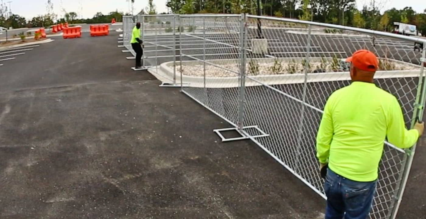 temporary fence installation temporary fence installation